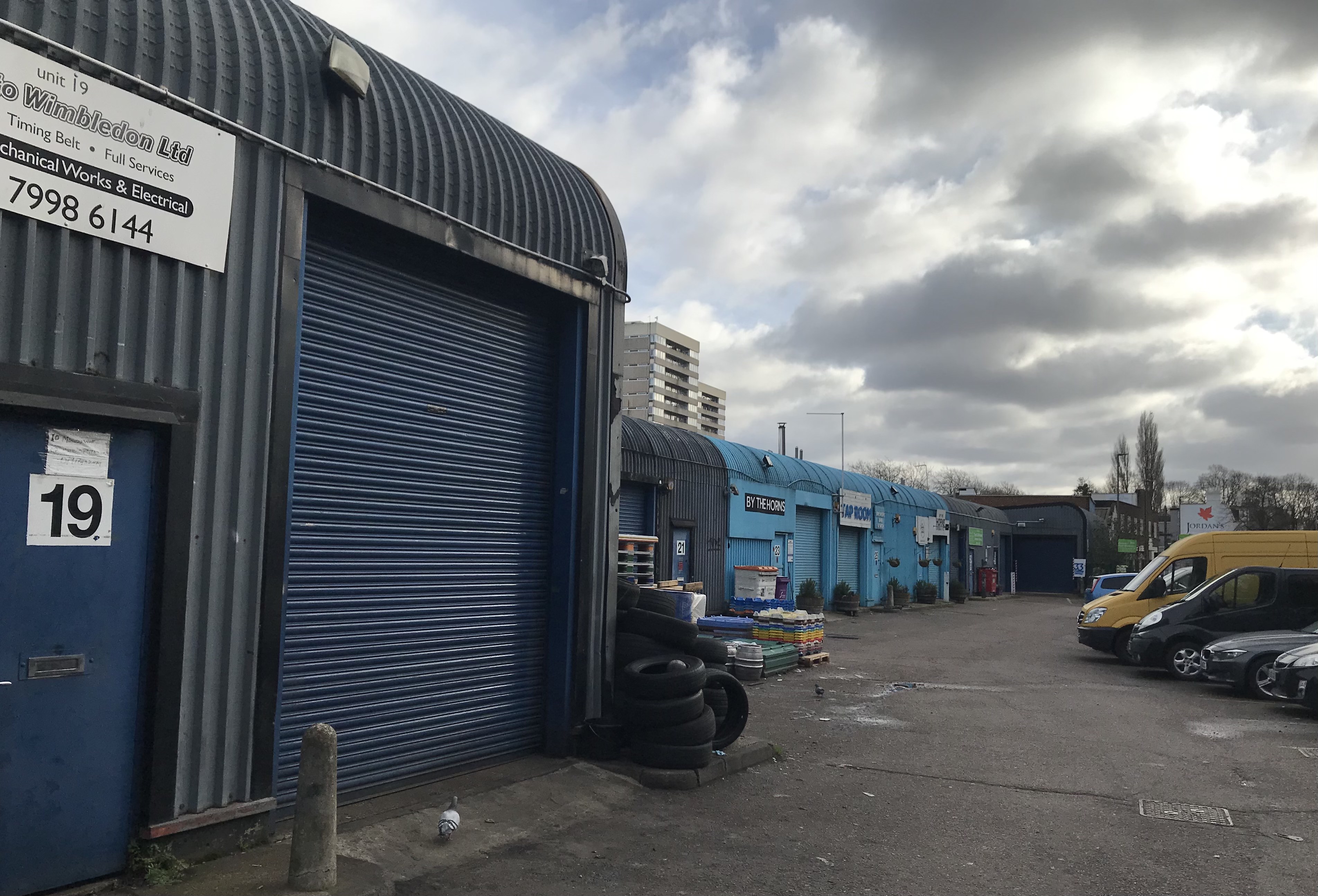 site of prefabs (Summerstown)