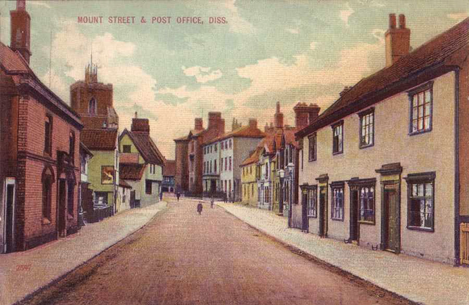 Norfolk, Diss, Mount Street and Post Office