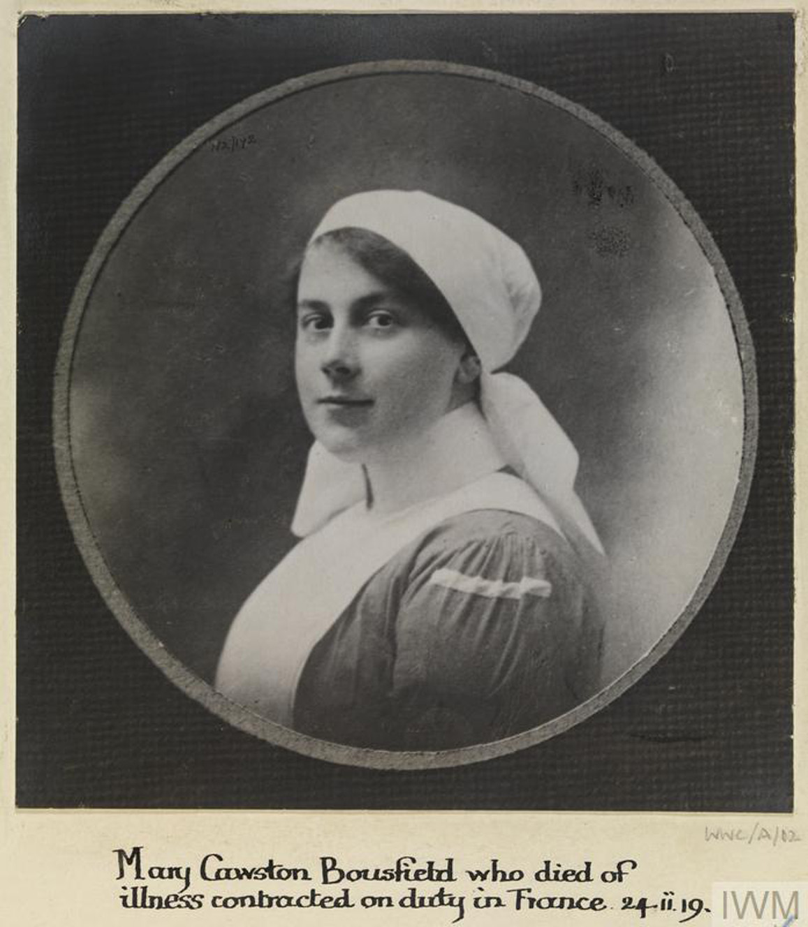 NURSE MARY CAWSTON BOUSFIELD